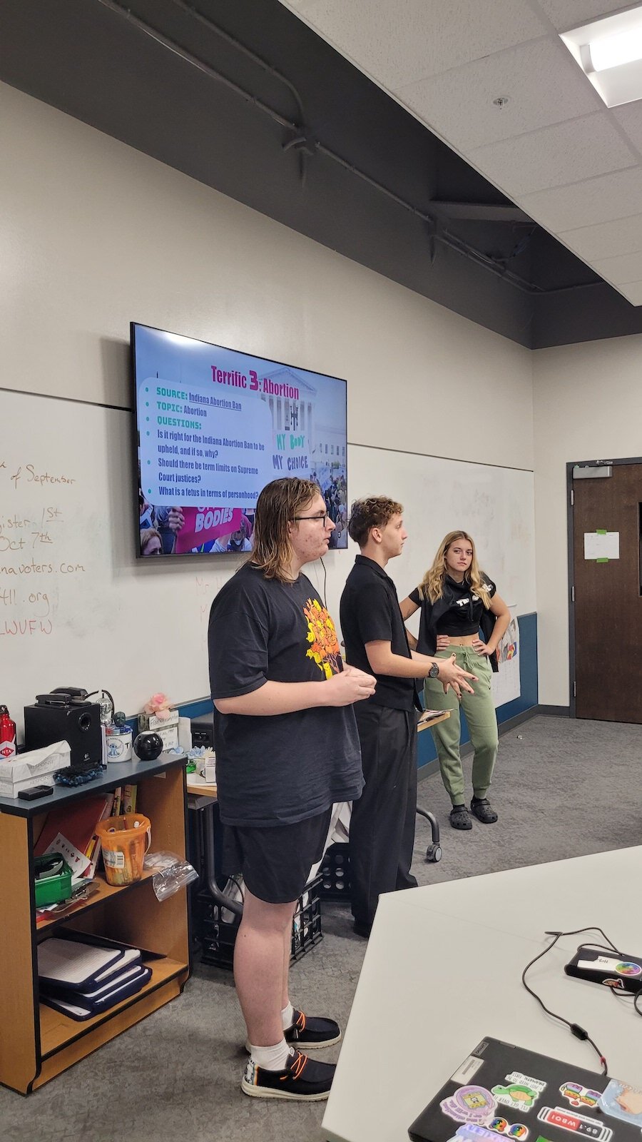 Rock the Vote, developed by New Tech Academy teacher Robert Haddad, aims to educate students about politics.