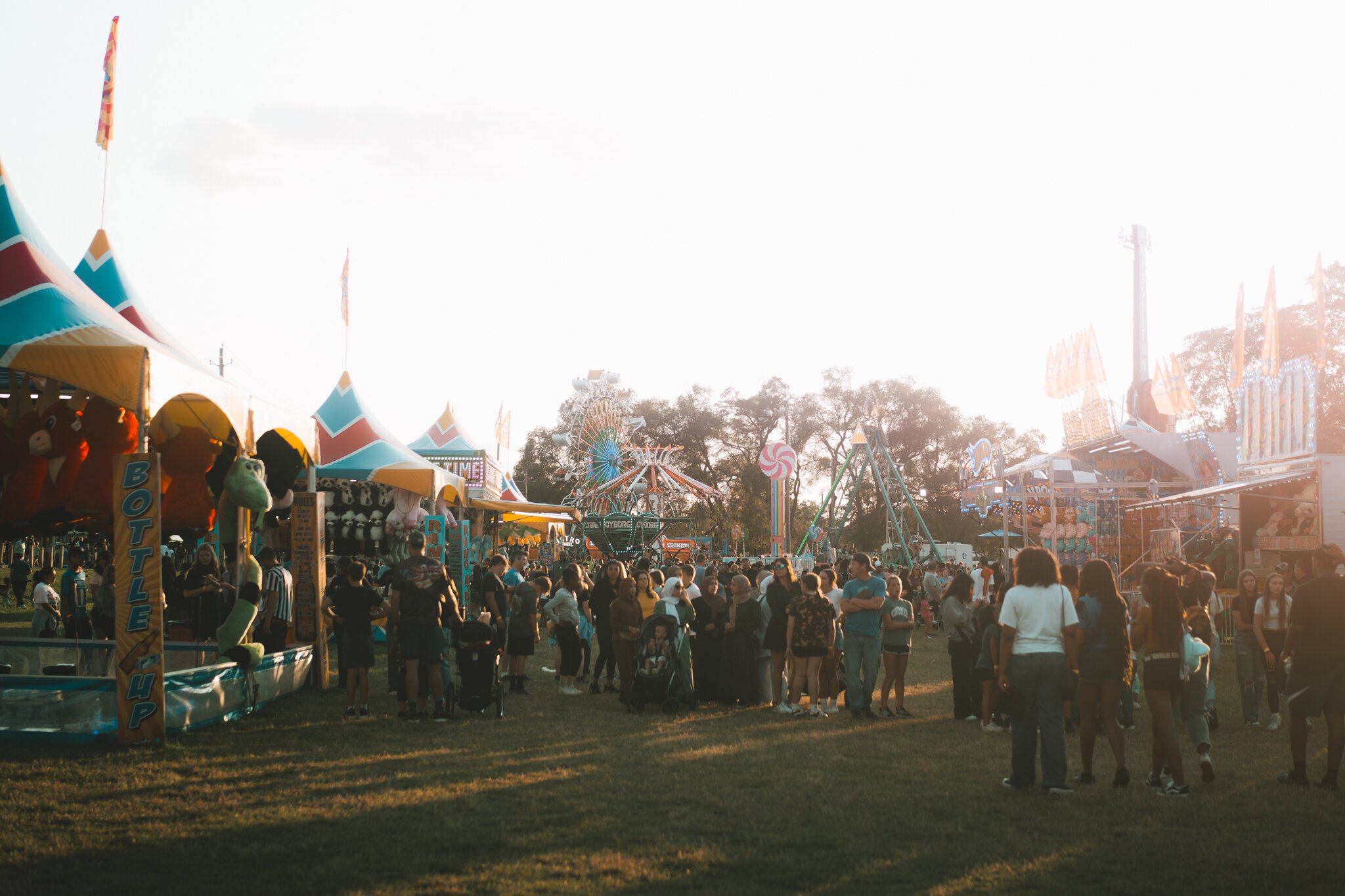 The Midway at the Three Rivers Festival in 2024.