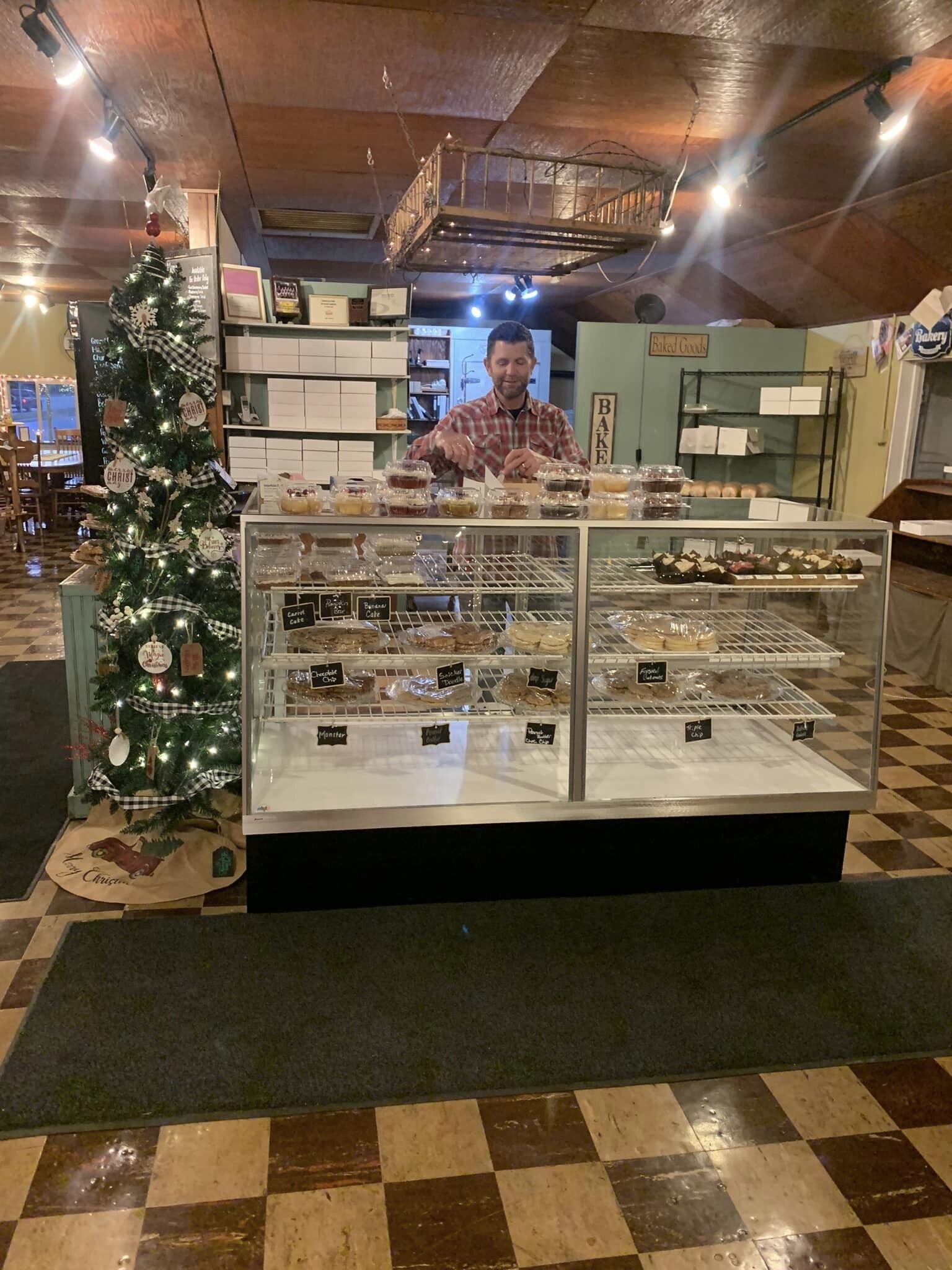 David Jimenez, owner of Nordmann's Nook, behind the display case.