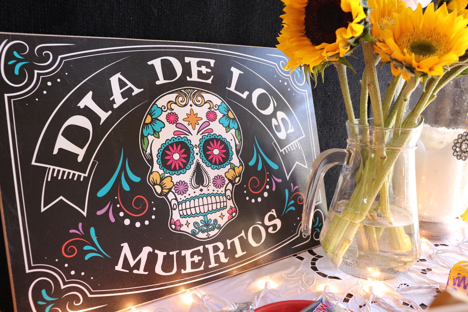 Día de los Muertos (Day of the Dead), is a multi-day celebration for lost loved ones, in which families create home altars to honor and remember their dead relatives.