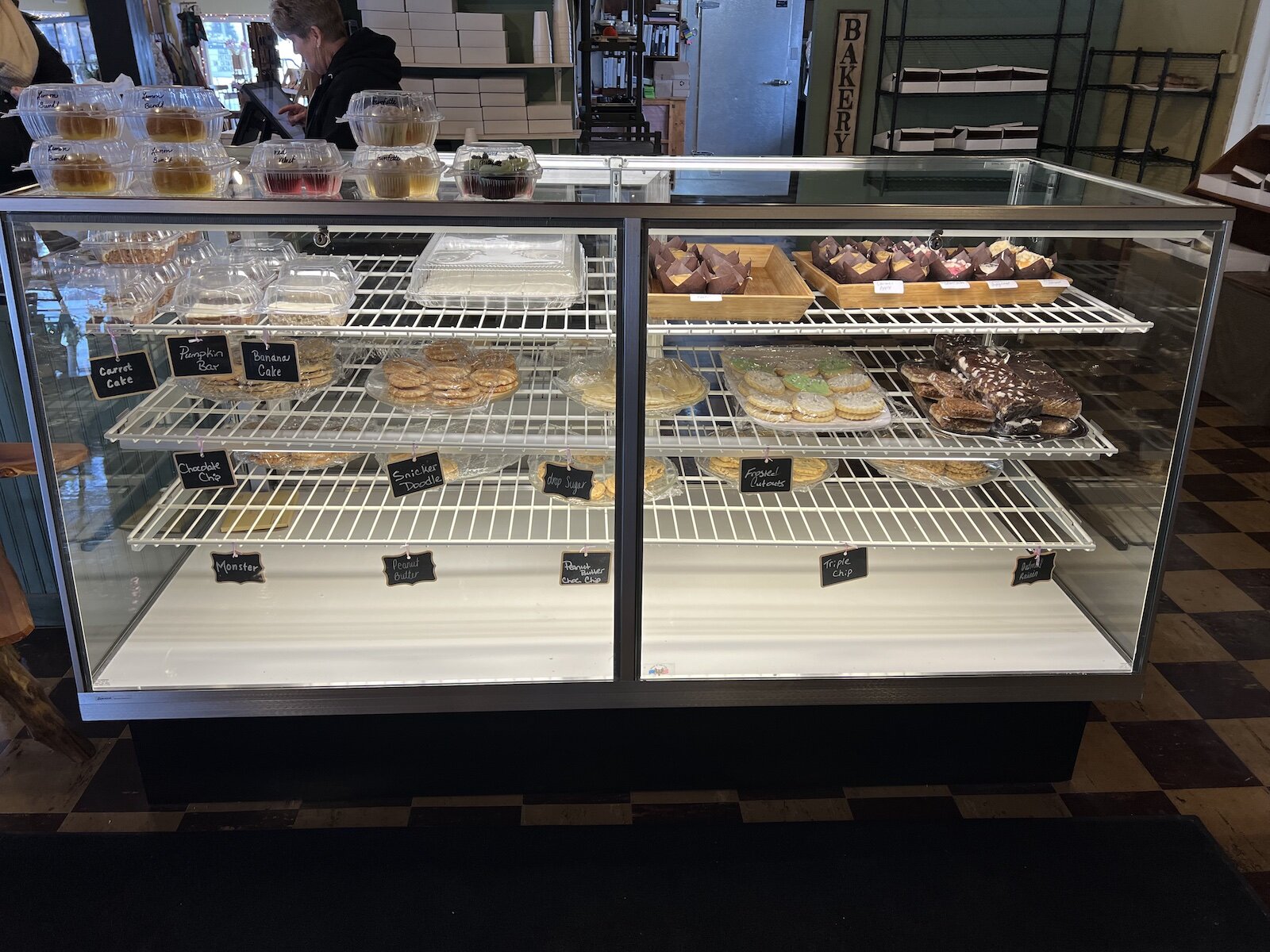 Nordmann's Nook features an assortment of baked goods.