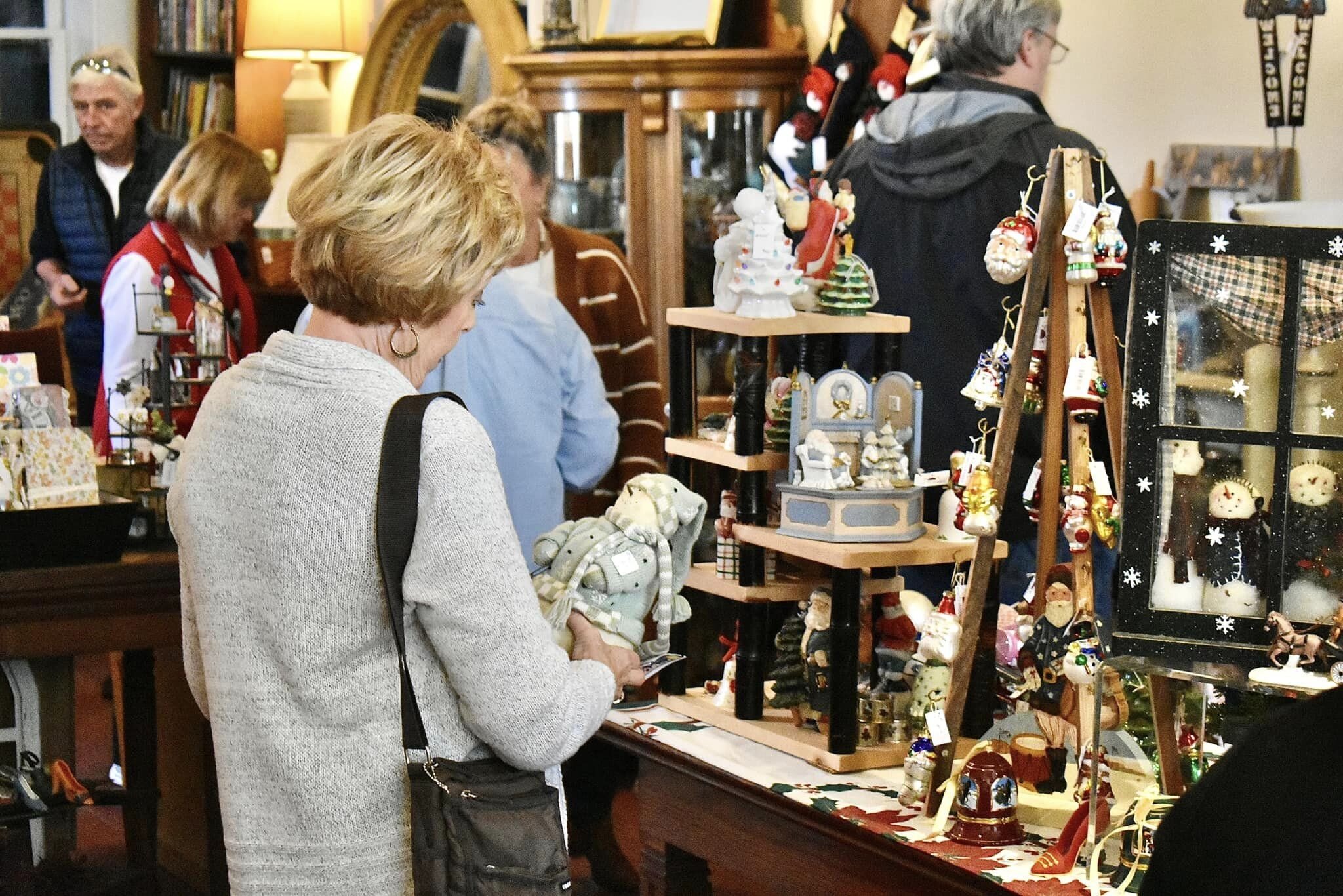 Inside the Eclectic Shoppe, located in LaFontaine.