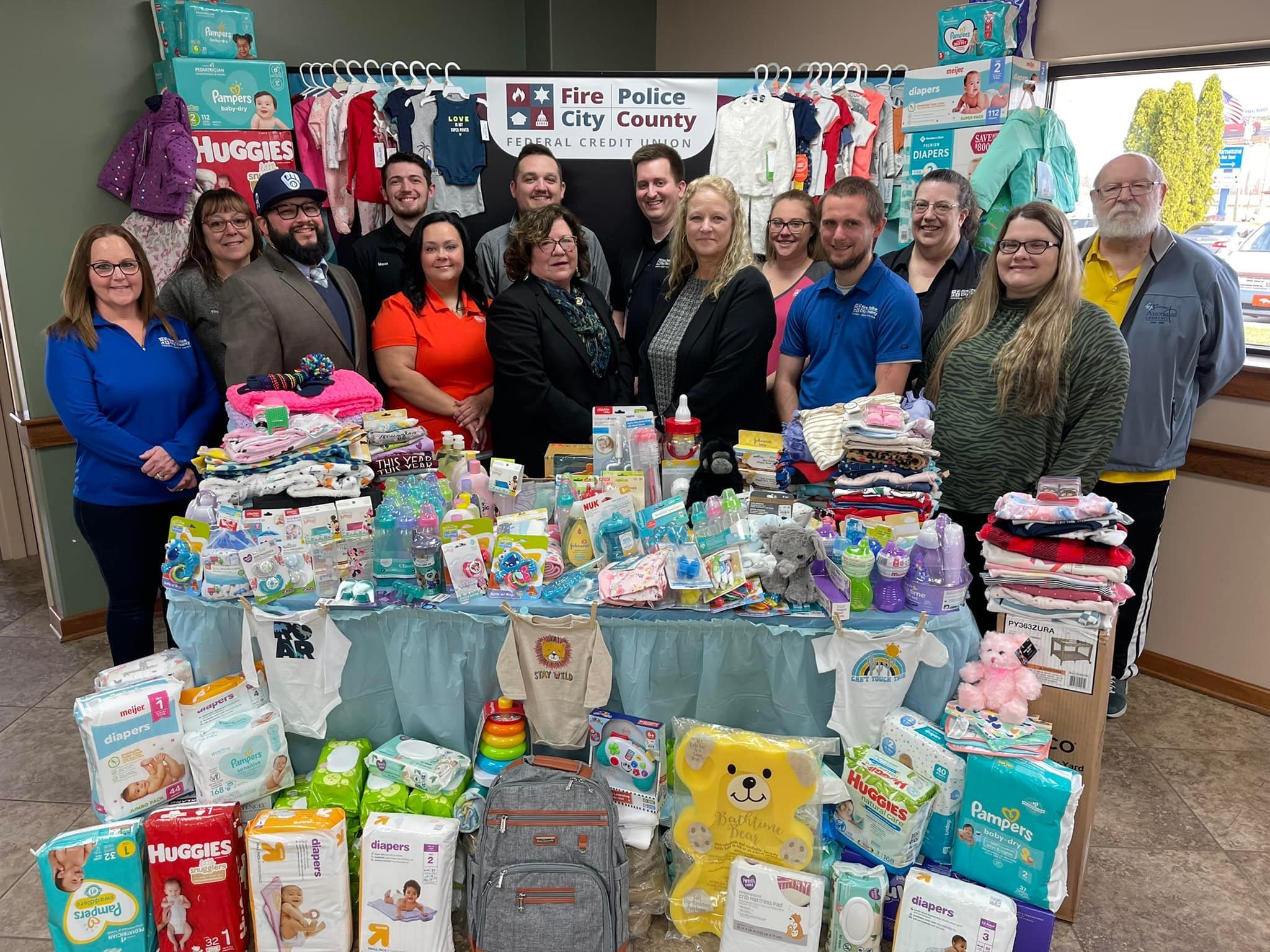 Items donated to A Baby's Closet.