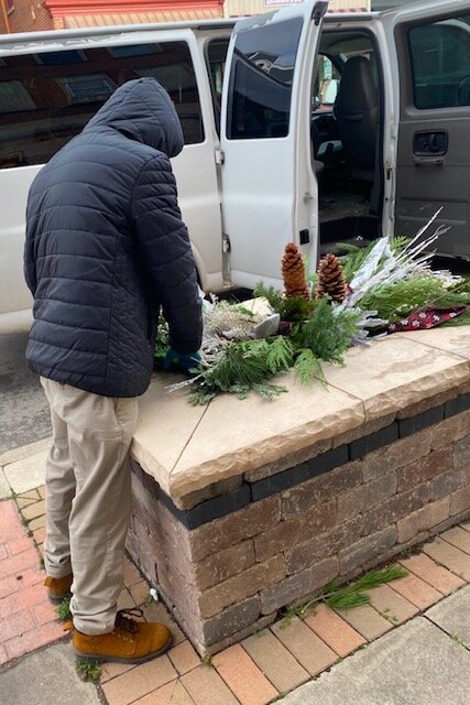 Students plan, execute and maintain these planters throughout the spring, fall and winter.