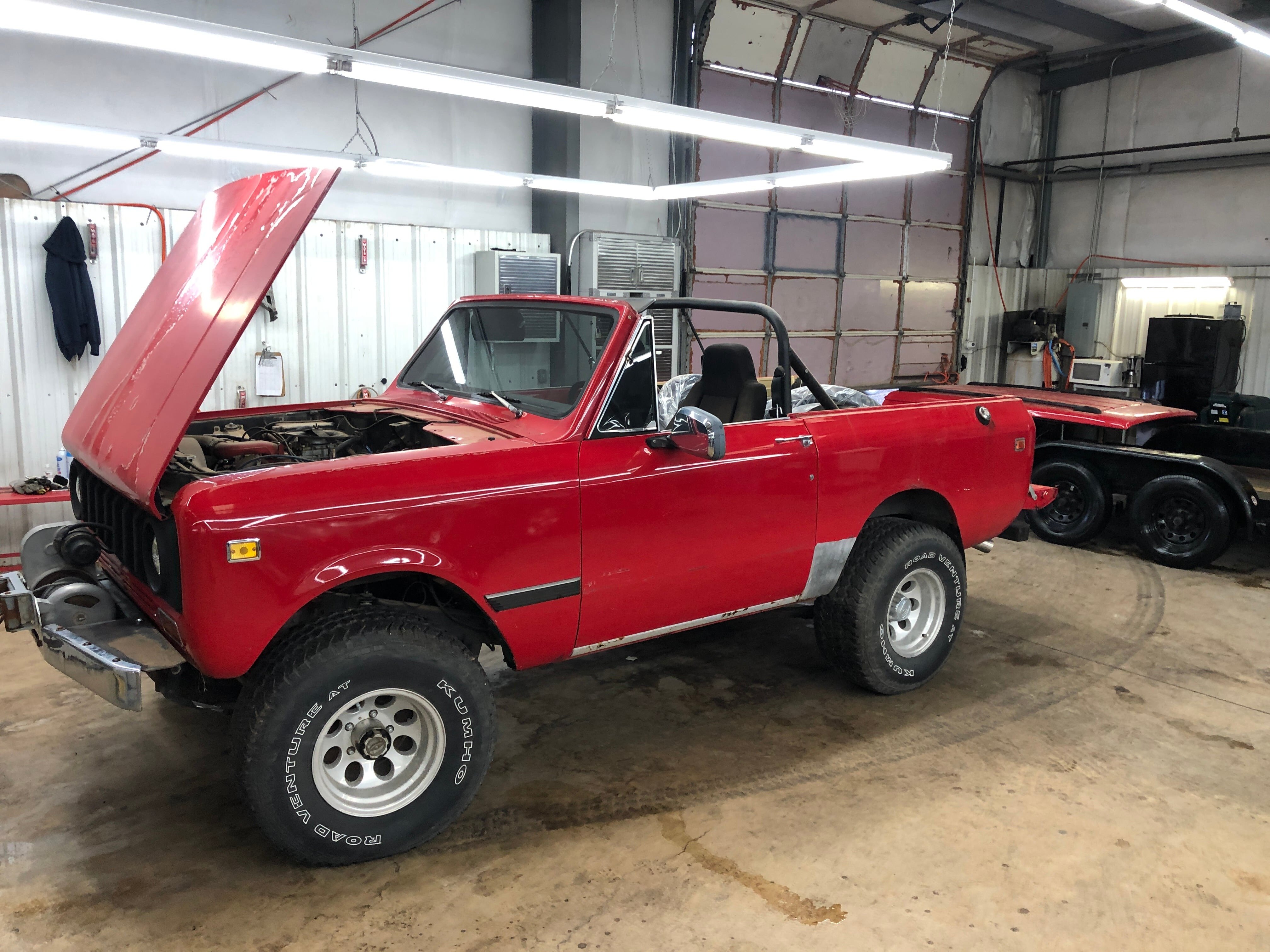 Drew Thomas' 1972 International Scout.