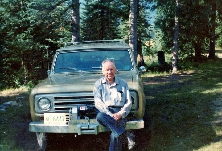 Drew Thomas' great-grandfather with the Scout.