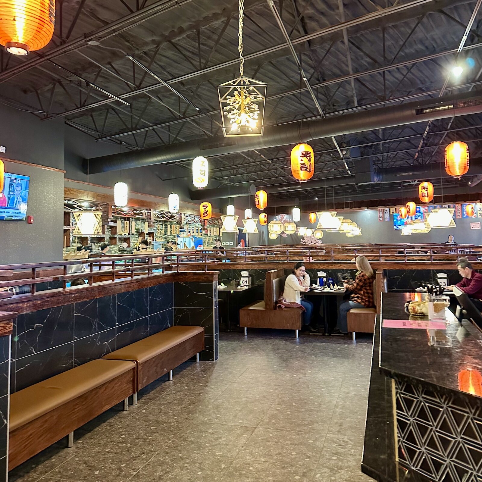 Inside Kanpai Sushi