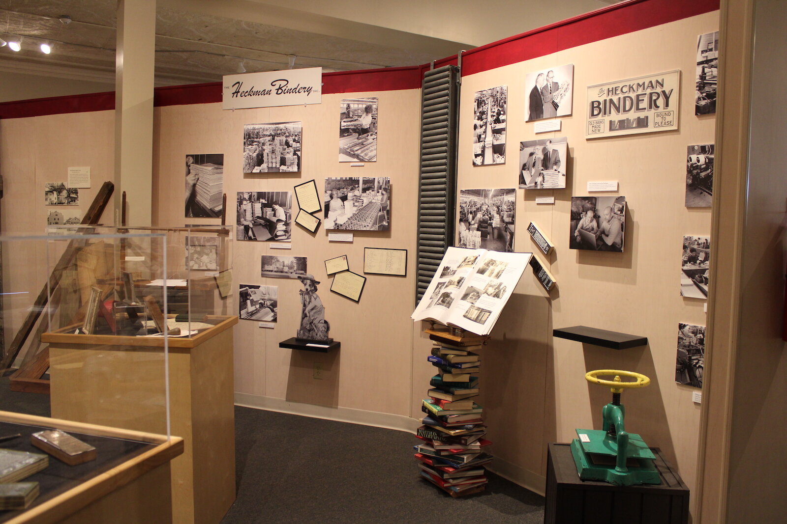 The Heckman Bindery, which was started in the basement of a North Manchester home 96 years ago, is the subject of the North Manchester Center for History's newest exhibit.