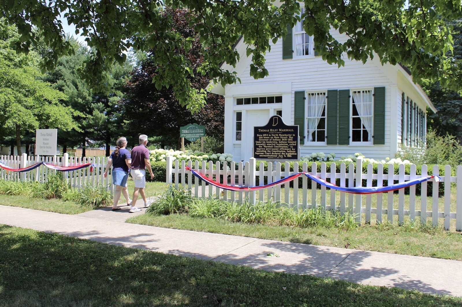 The Thomas Marshall Historic Home provides an opportunity to see the home where the former governor and then later vice-president lived as a young child in the 1880s.