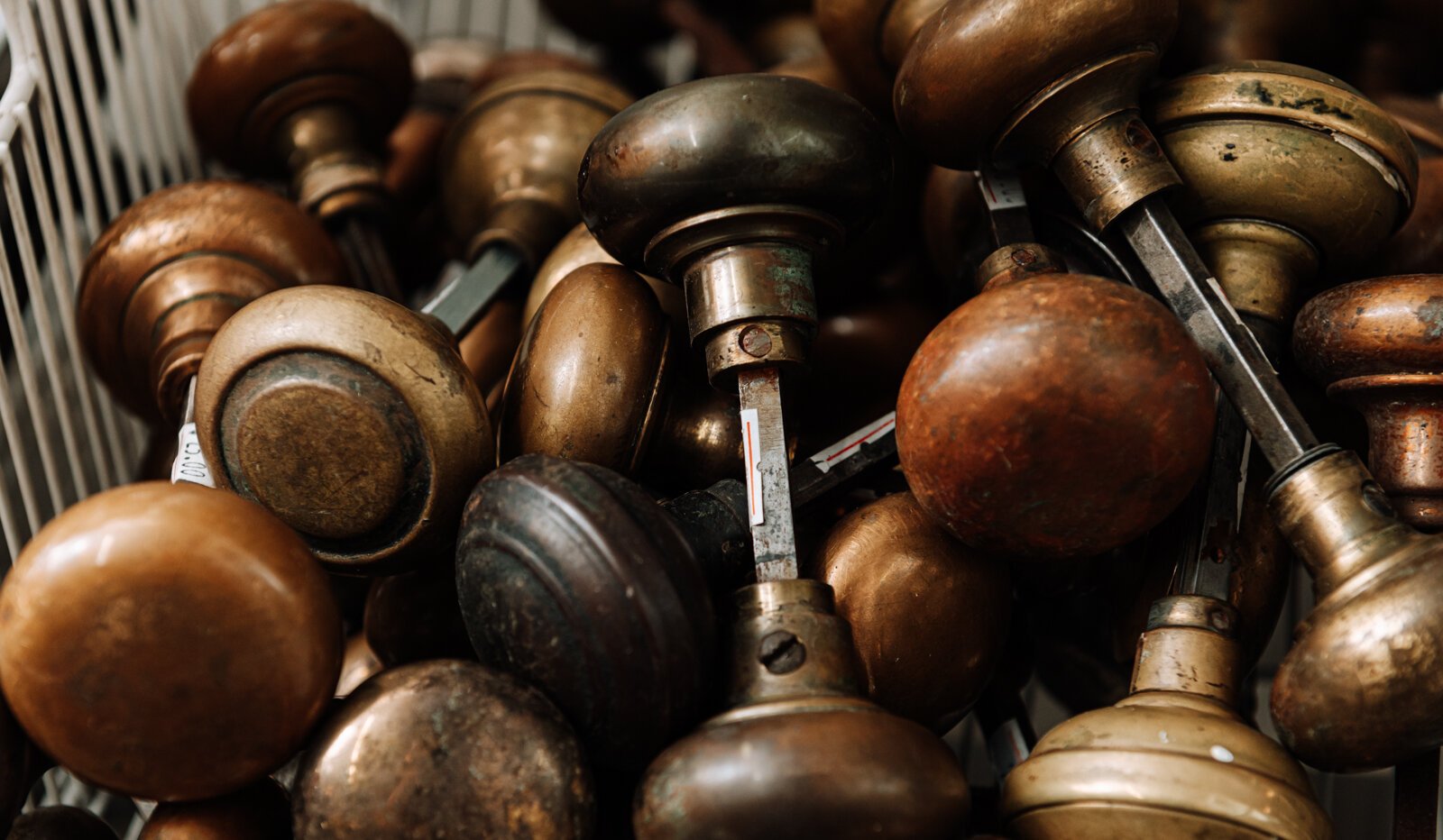 Door Knobs at Reclaimed Fort Wayne.