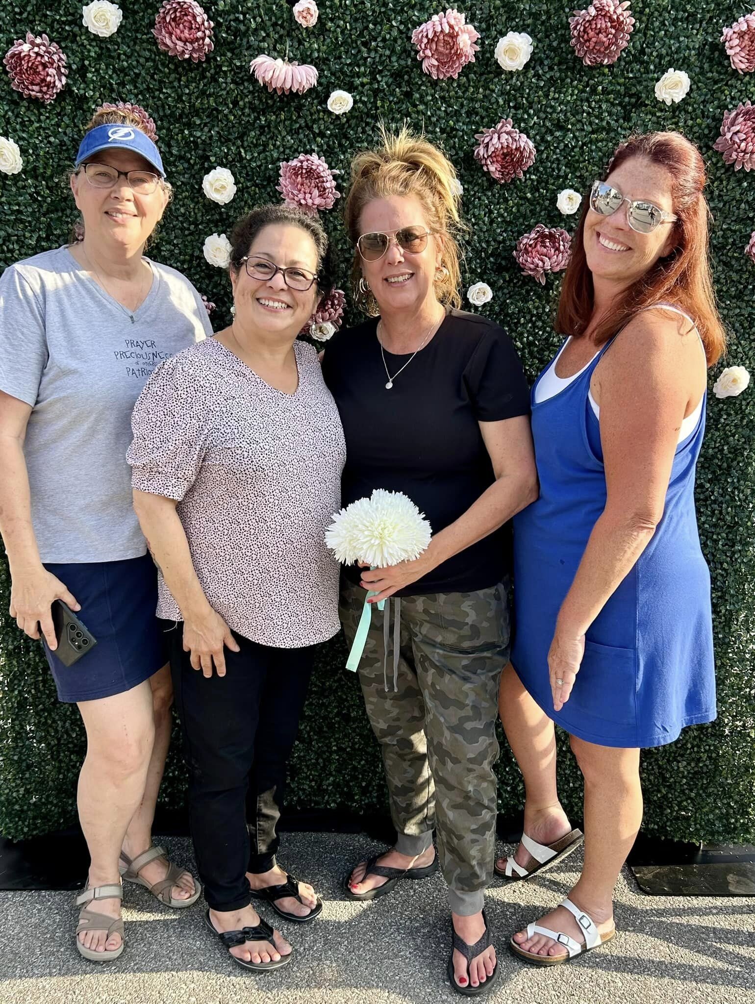 The LaFontaine Community Alliance (Left to right: Wendy Black, Maria Smyth, Tracie Hensley, Amber Krhin)