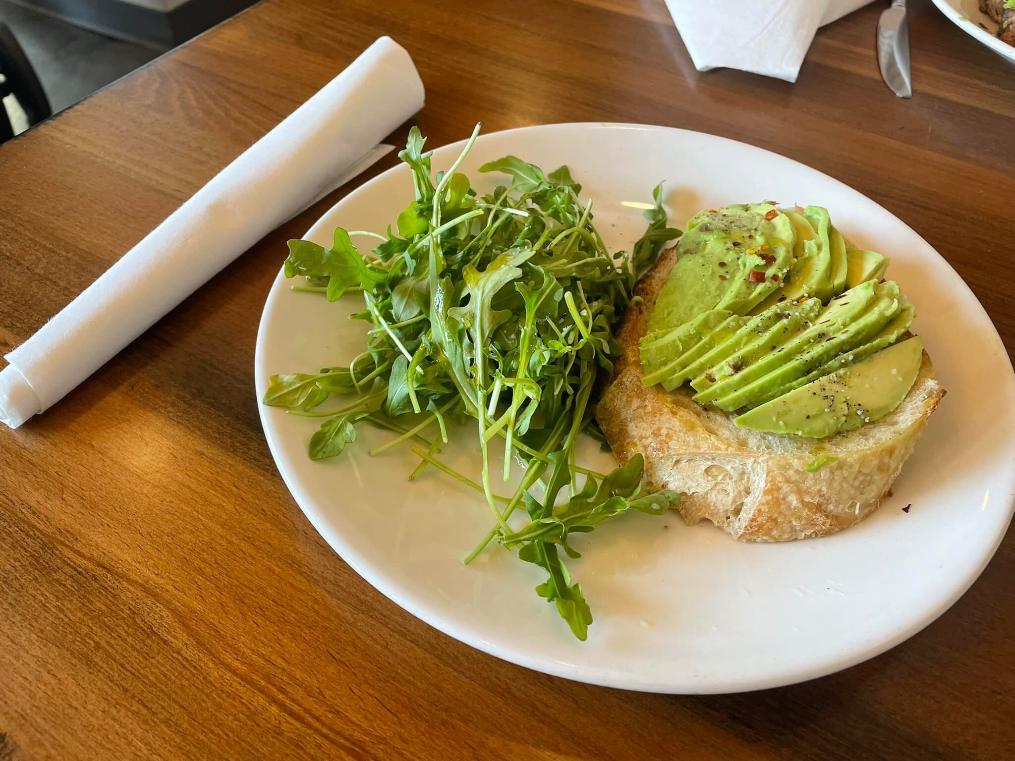 Avocado toast from Penny Drip