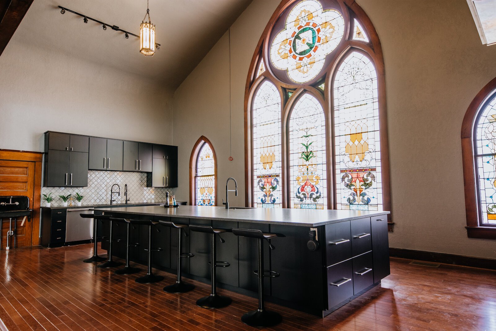 Inside the Sanctuary, an Airbnb in Wabash.