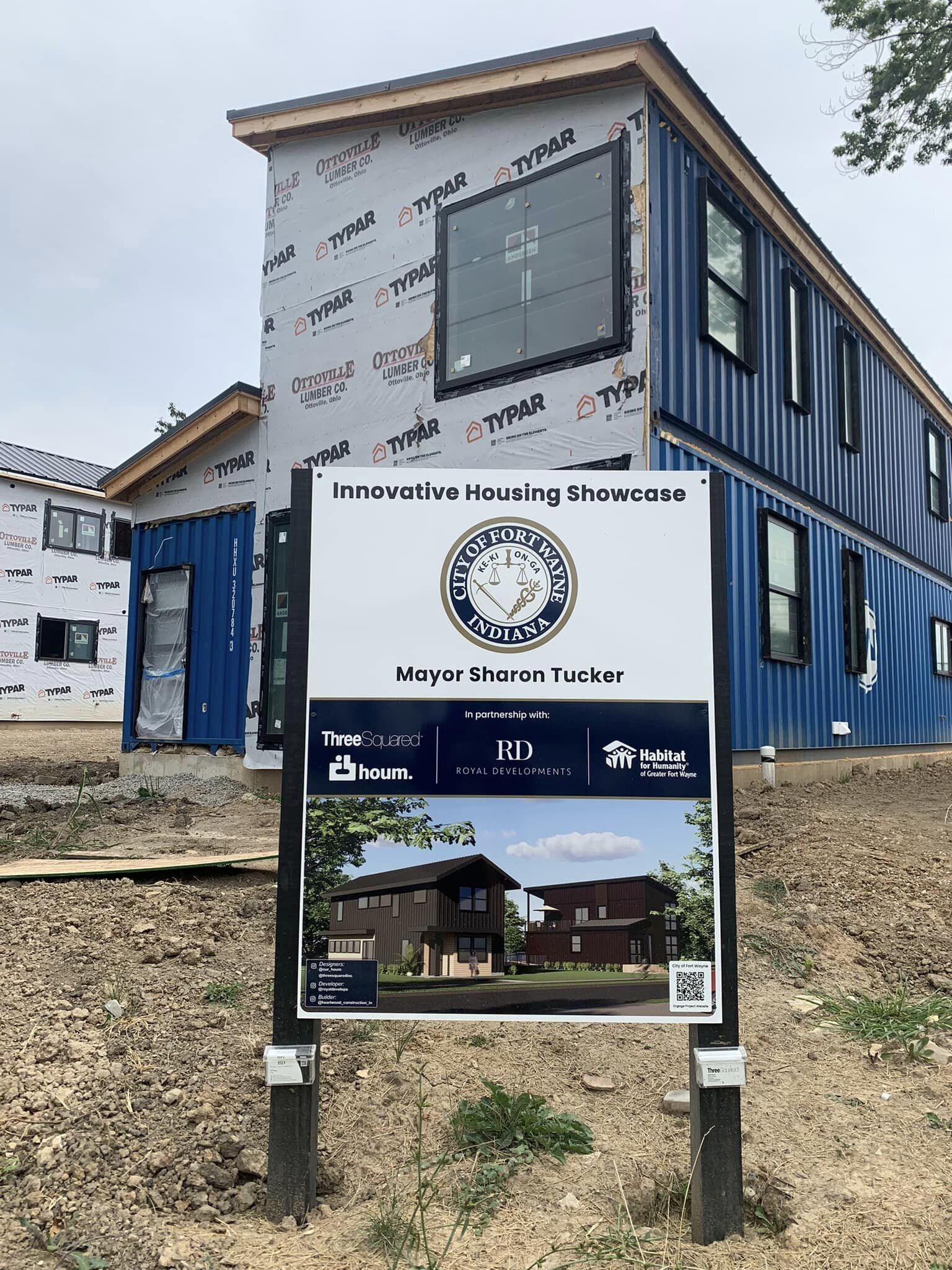 This year four new housing types are being constructed in Fort Wayne’s East Central Neighborhood as part of the Innovation Housing Showcase project from the City of Fort Wayne.