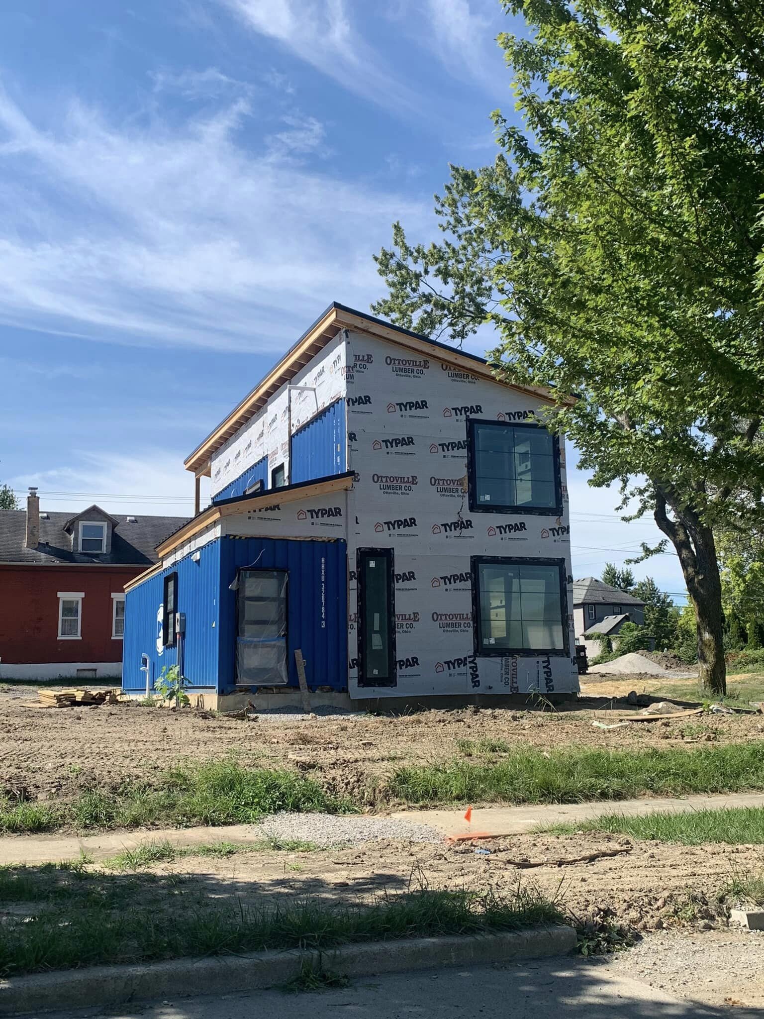 The home being built by Three Squared. 