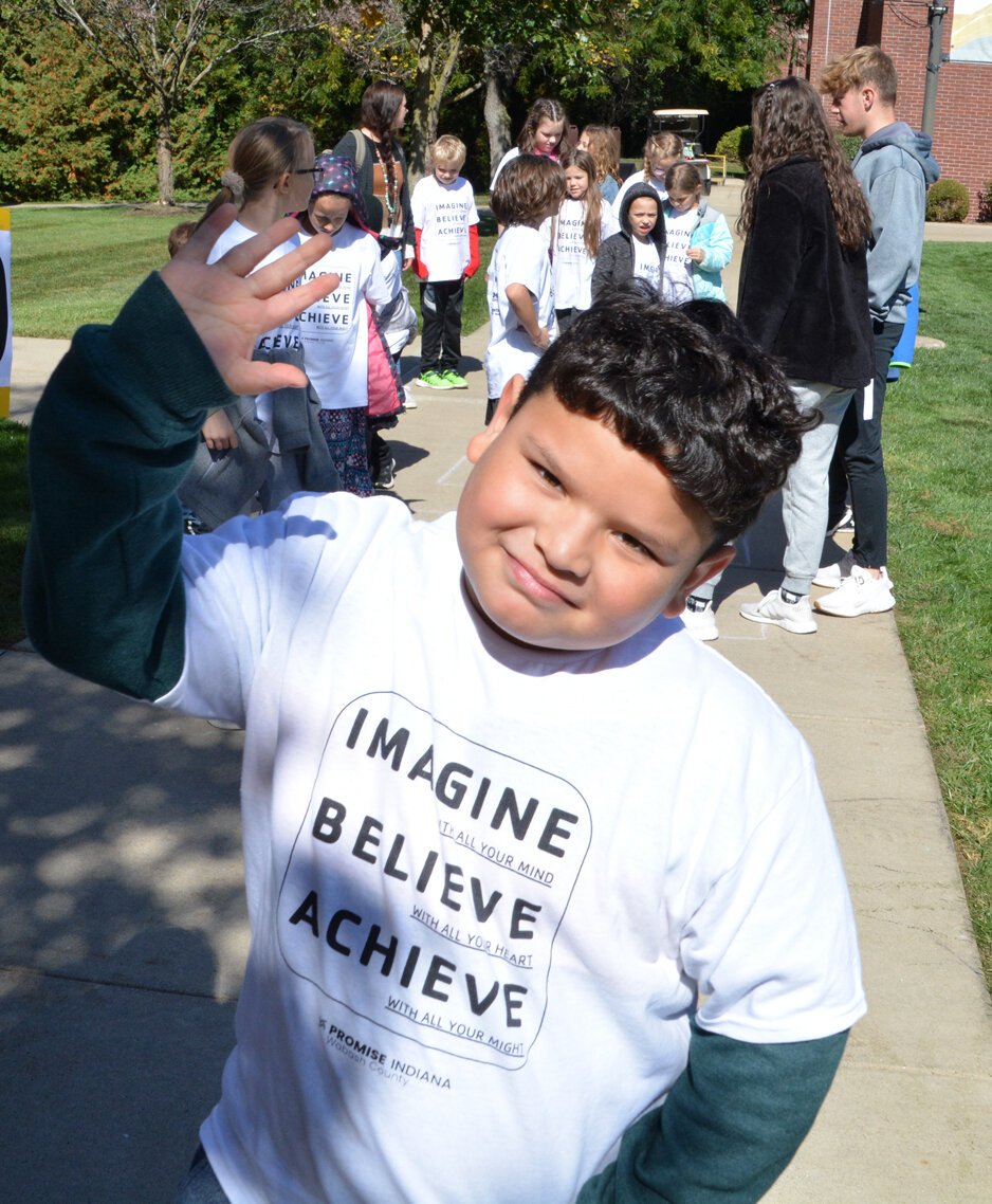 Students participating in the “Imagine My Future” event.